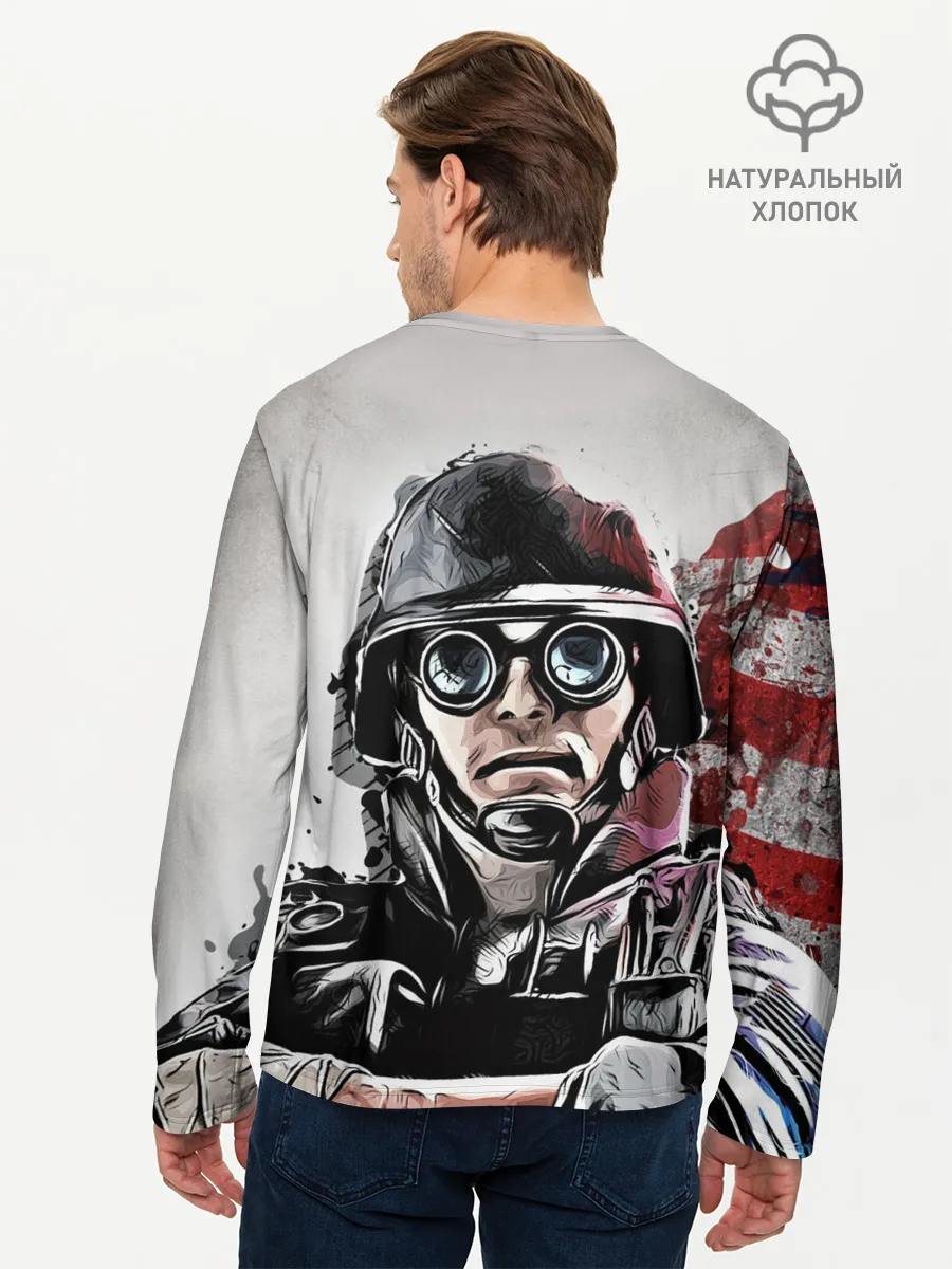 Мужской лонгслив базовый / Rainbow Six: Siege