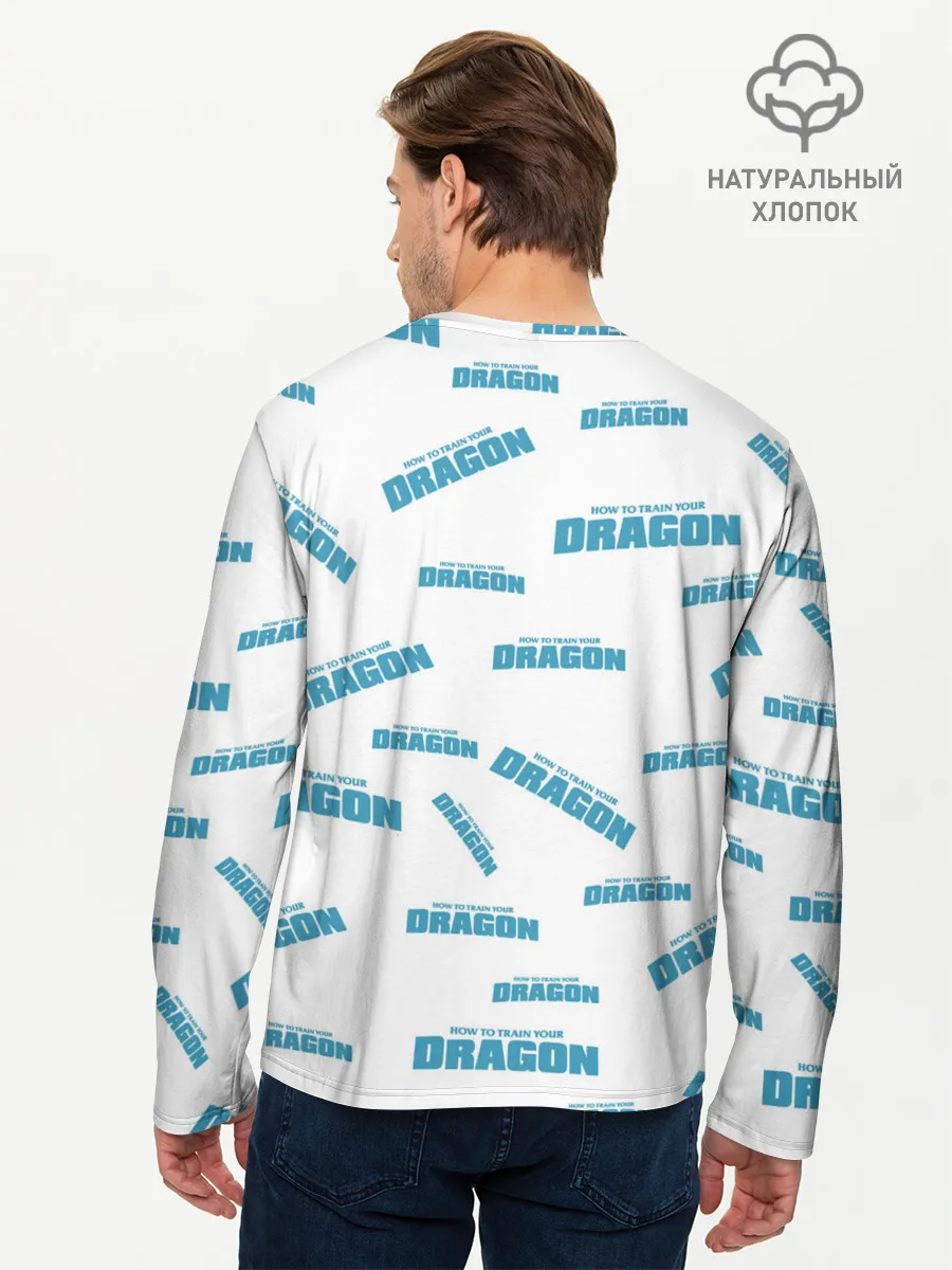 Мужской лонгслив базовый / Как приручить дракона