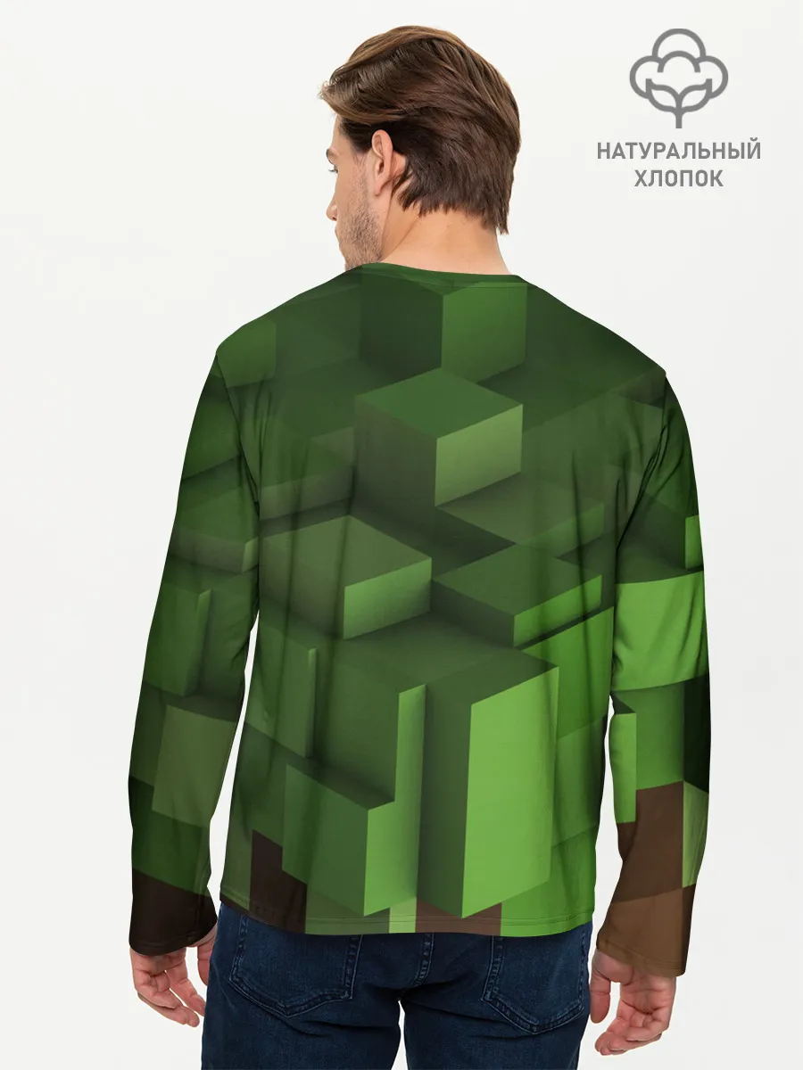 Мужской лонгслив базовый / Roblox