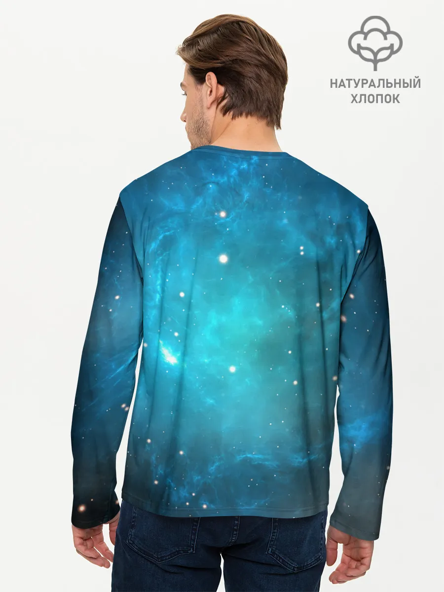 Мужской лонгслив базовый / ночная фурия