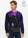 Мужской лонгслив базовый / ночная фурия