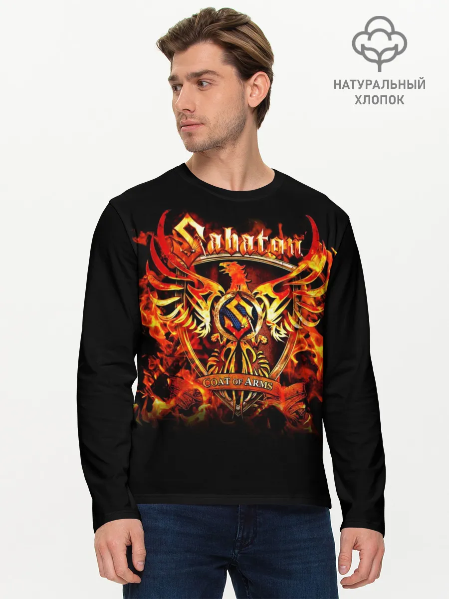 Мужской лонгслив базовый / Sabaton