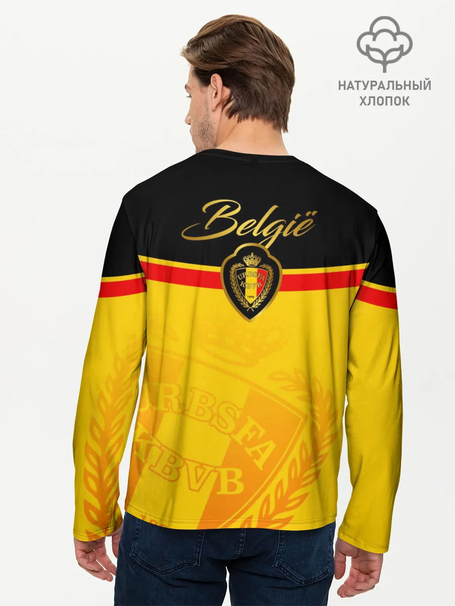 Мужской лонгслив базовый / Бельгия