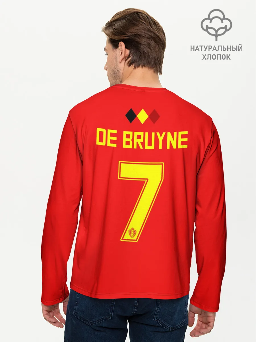 Мужской лонгслив базовый / Кевин Де Брёйне