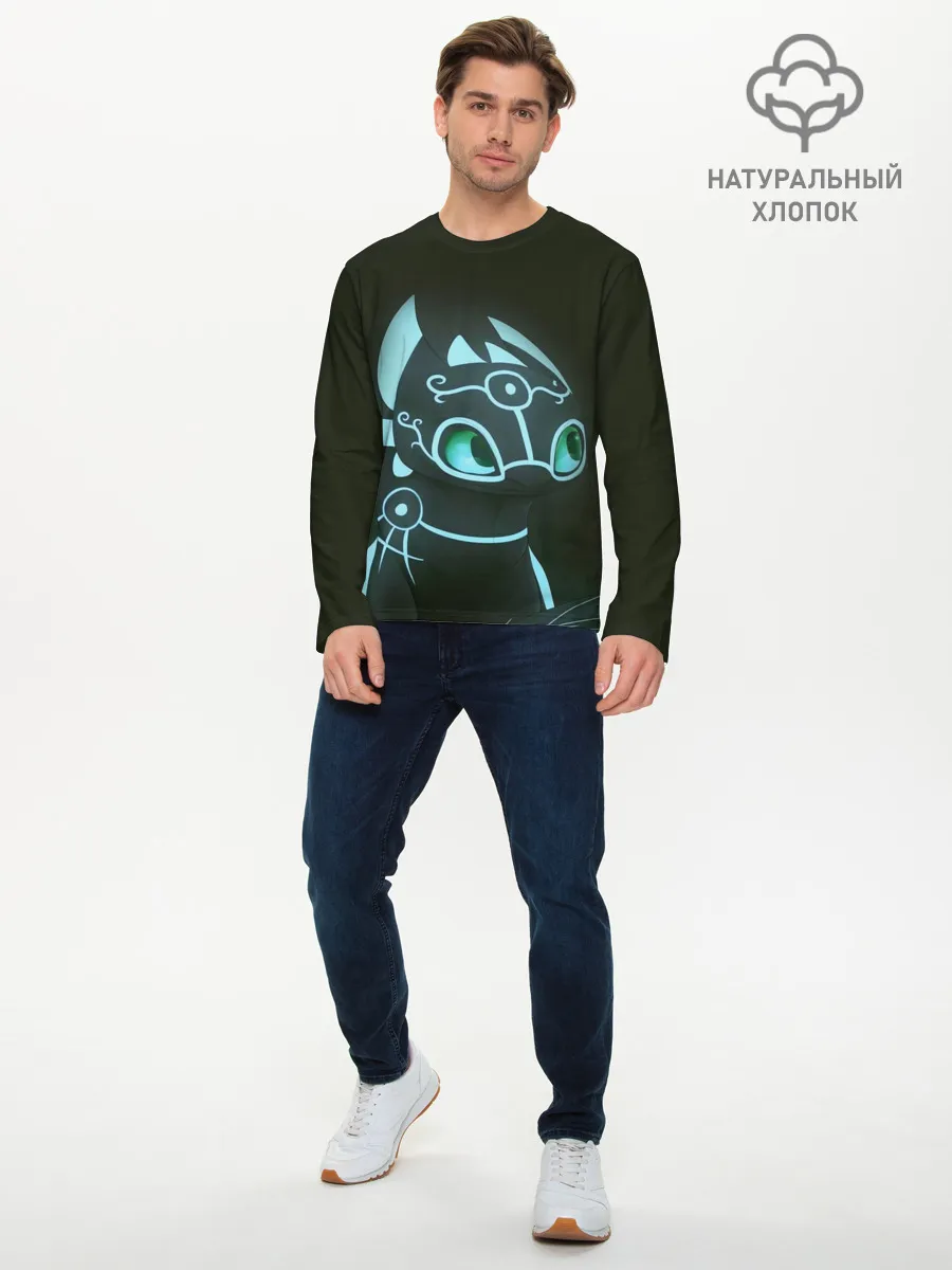 Мужской лонгслив базовый / Как приручить дракона