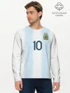 Мужской лонгслив базовый / Messi Copa America 2019