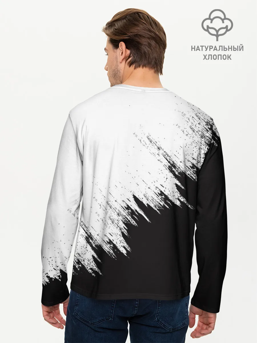 Мужской лонгслив базовый / Mercedes