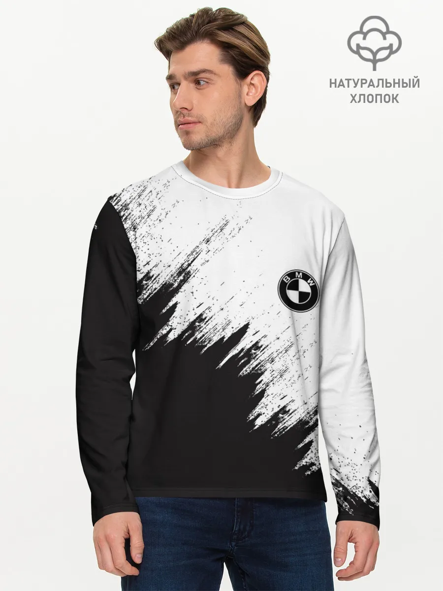 Мужской лонгслив базовый / BMW