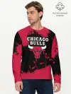 Мужской лонгслив базовый / CHICAGO BULLS