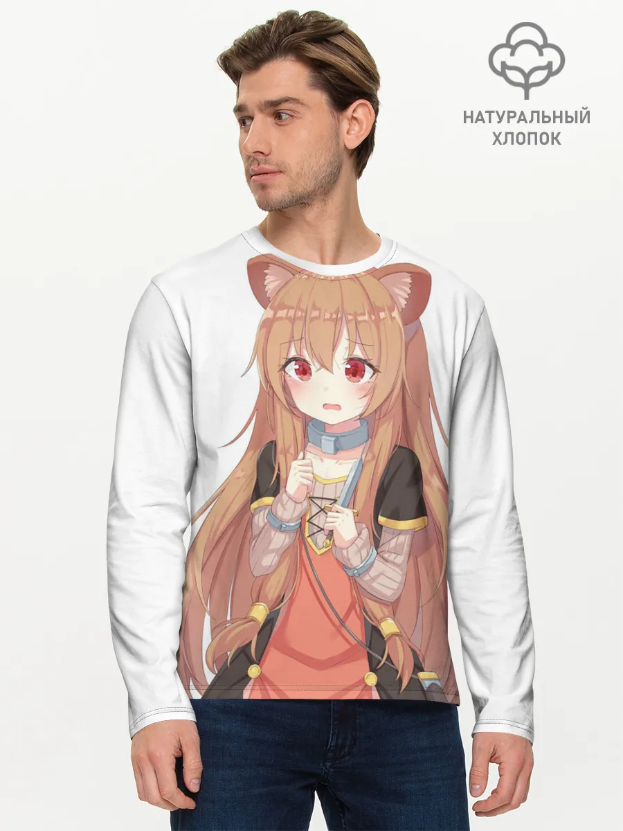 Мужской лонгслив базовый / Raphtalia