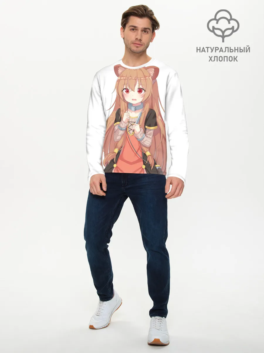 Мужской лонгслив базовый / Raphtalia