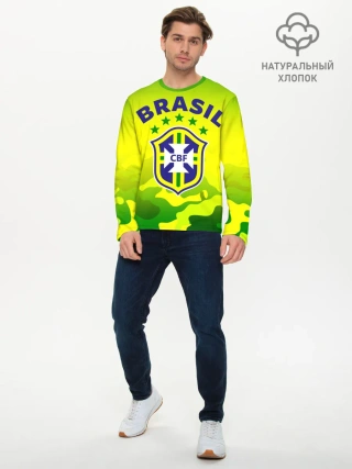 Мужской лонгслив базовый / Бразилия