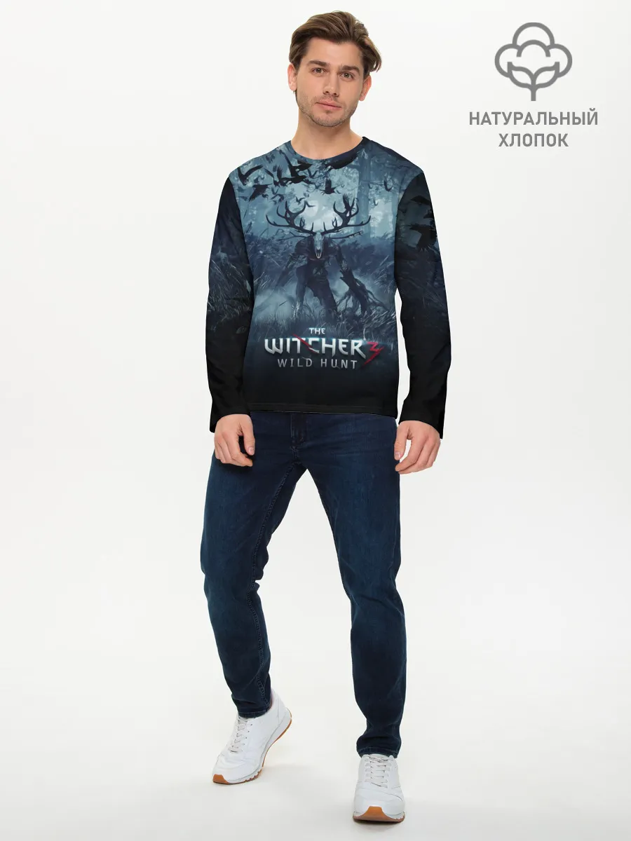 Мужской лонгслив базовый / The witcher