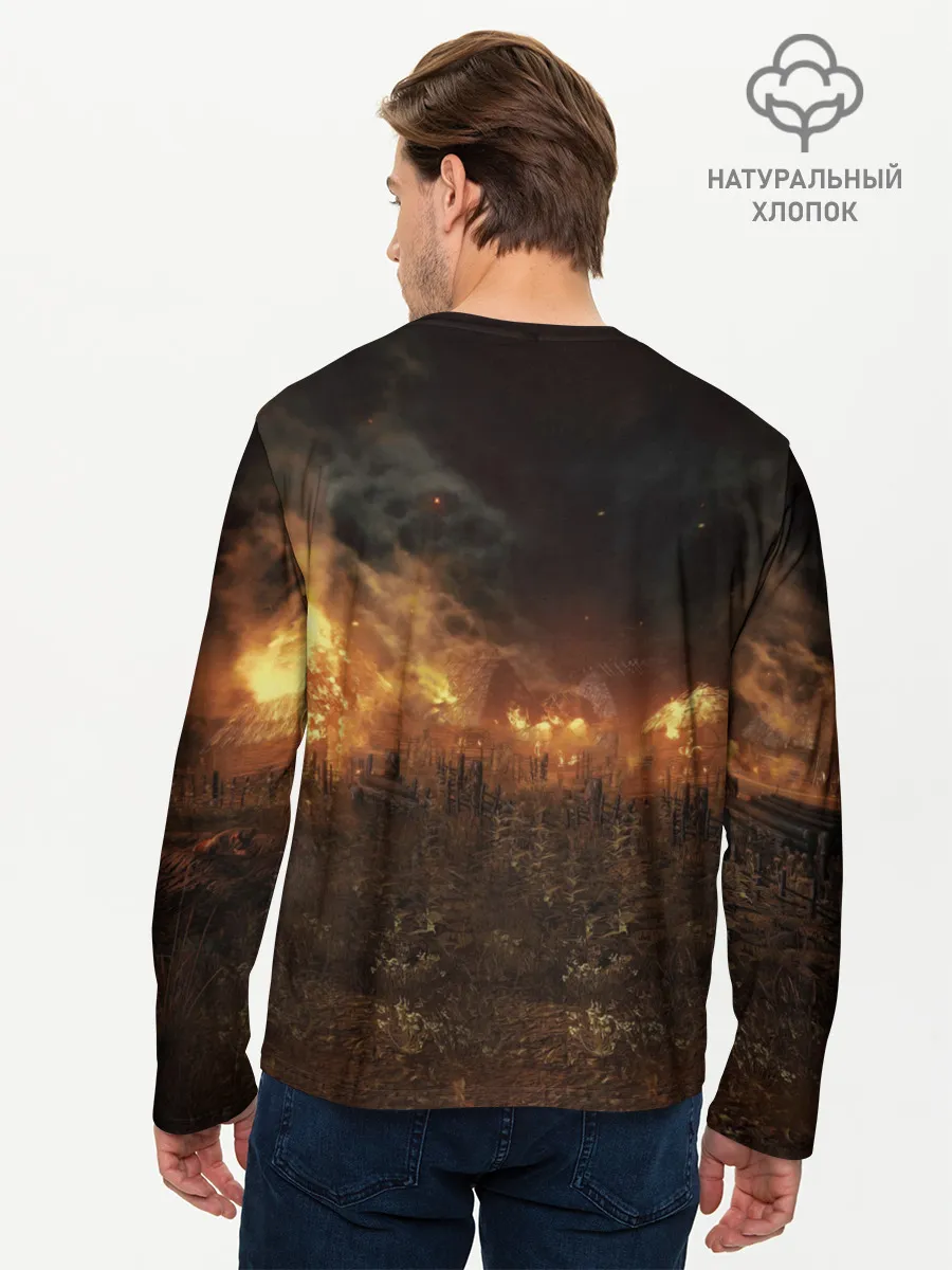 Мужской лонгслив базовый / The witcher