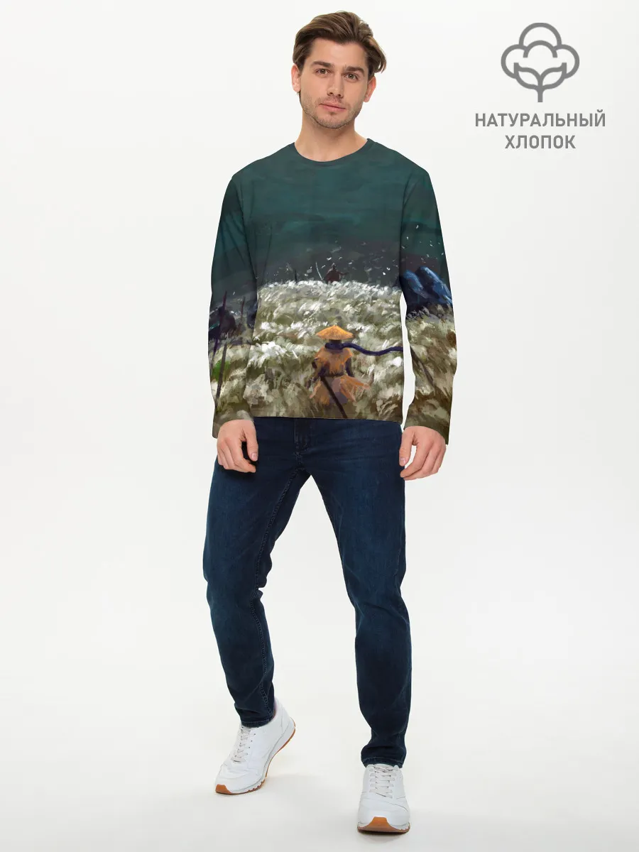 Мужской лонгслив базовый / Sekiro: Shadows Die Twice