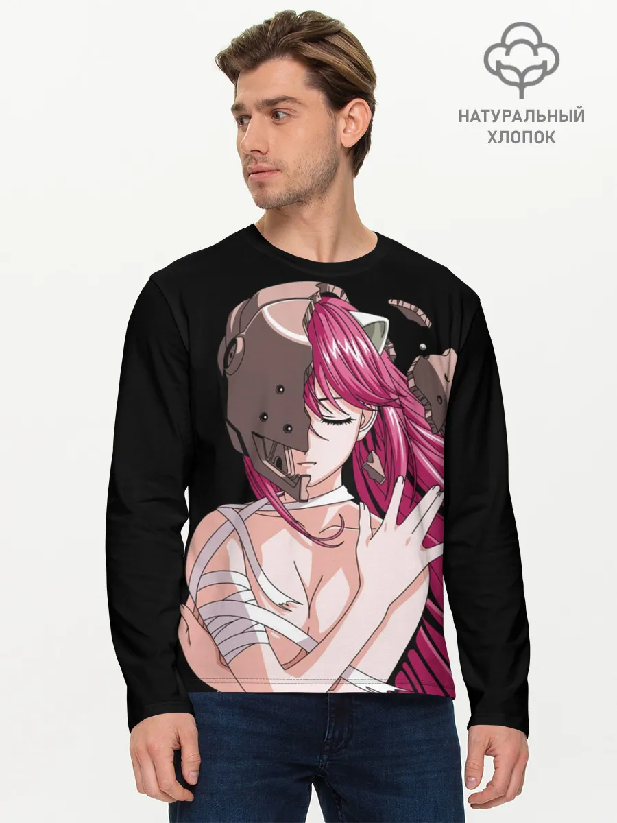 Мужской лонгслив базовый / Эльфийская песнь