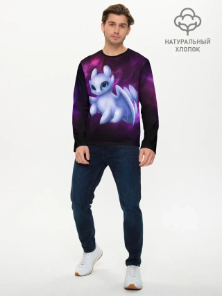Мужской лонгслив базовый / Как приручить дракона