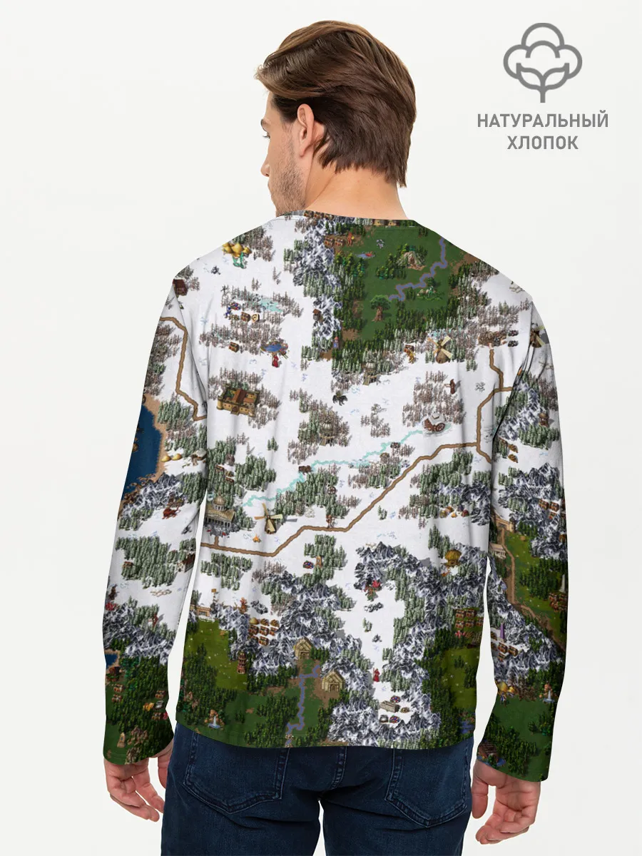 Мужской лонгслив базовый / HoMM 3