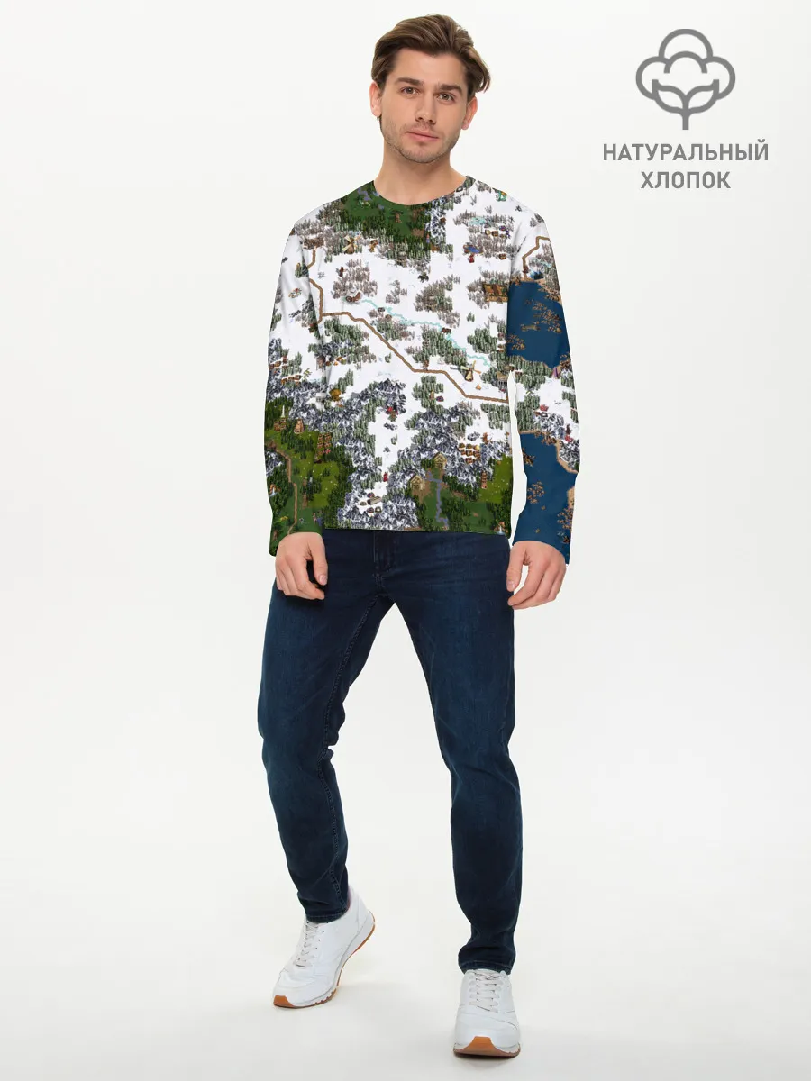 Мужской лонгслив базовый / HoMM 3