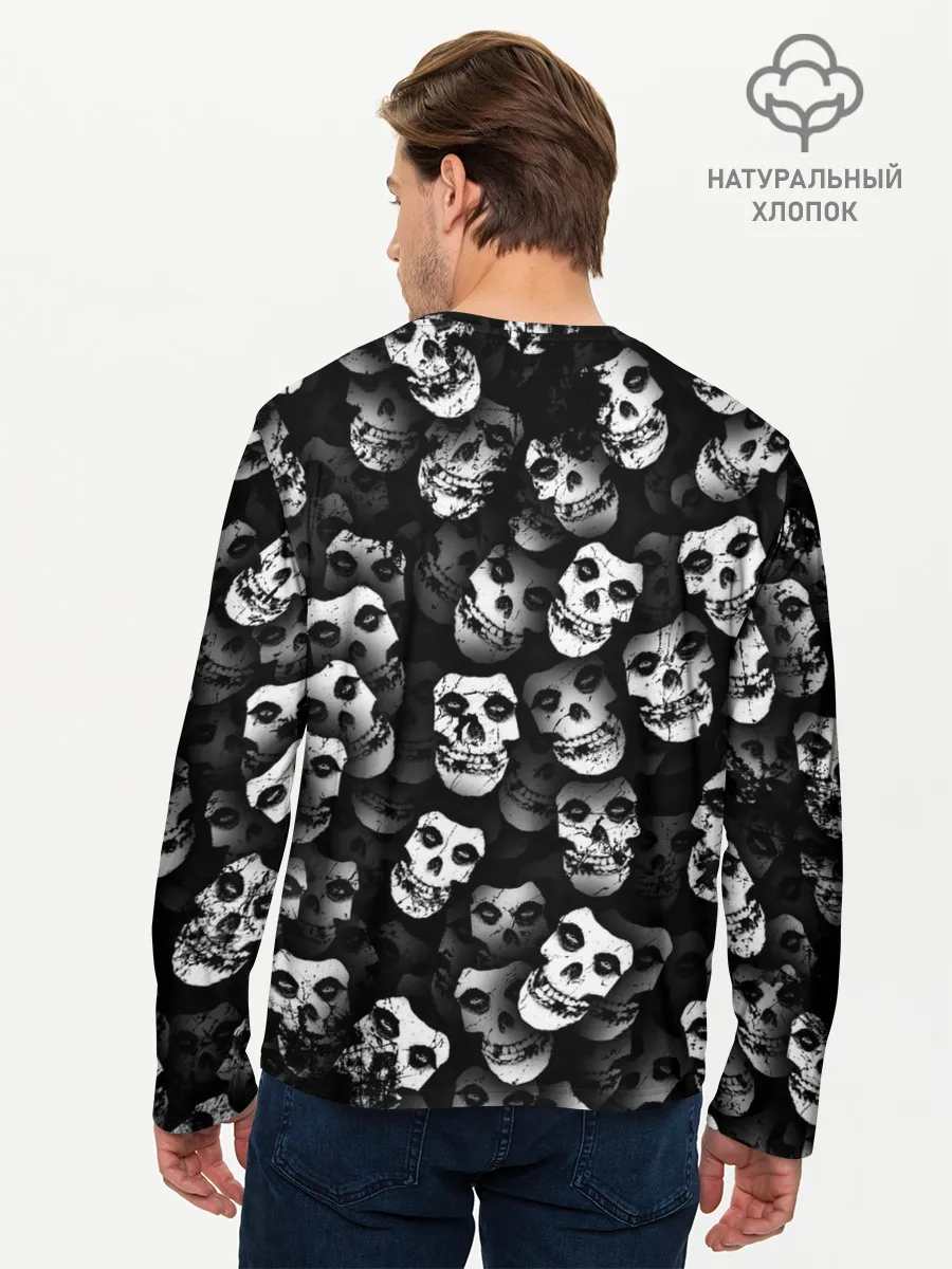 Мужской лонгслив базовый / Призраки Мисфитс