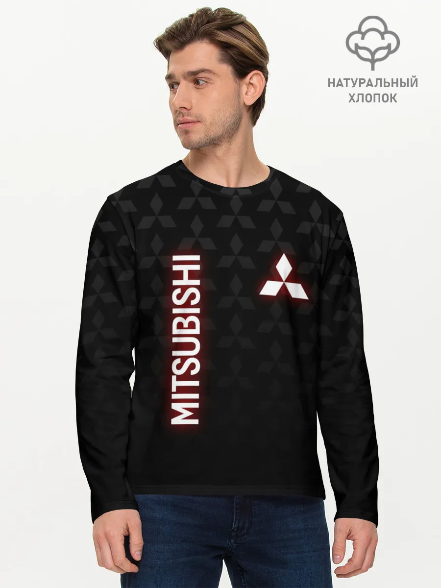 Мужской лонгслив базовый / MITSUBISHI