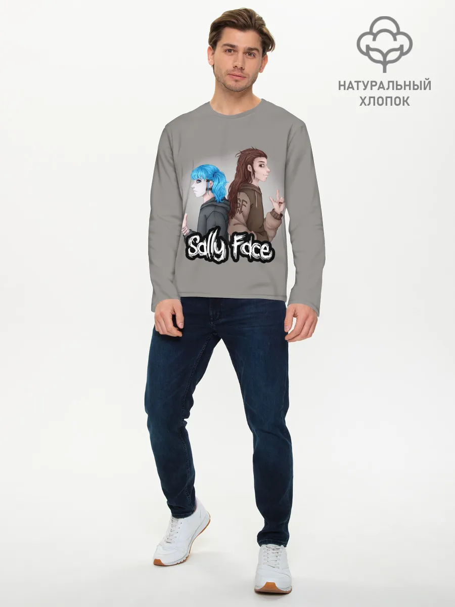 Мужской лонгслив базовый / Sally Face