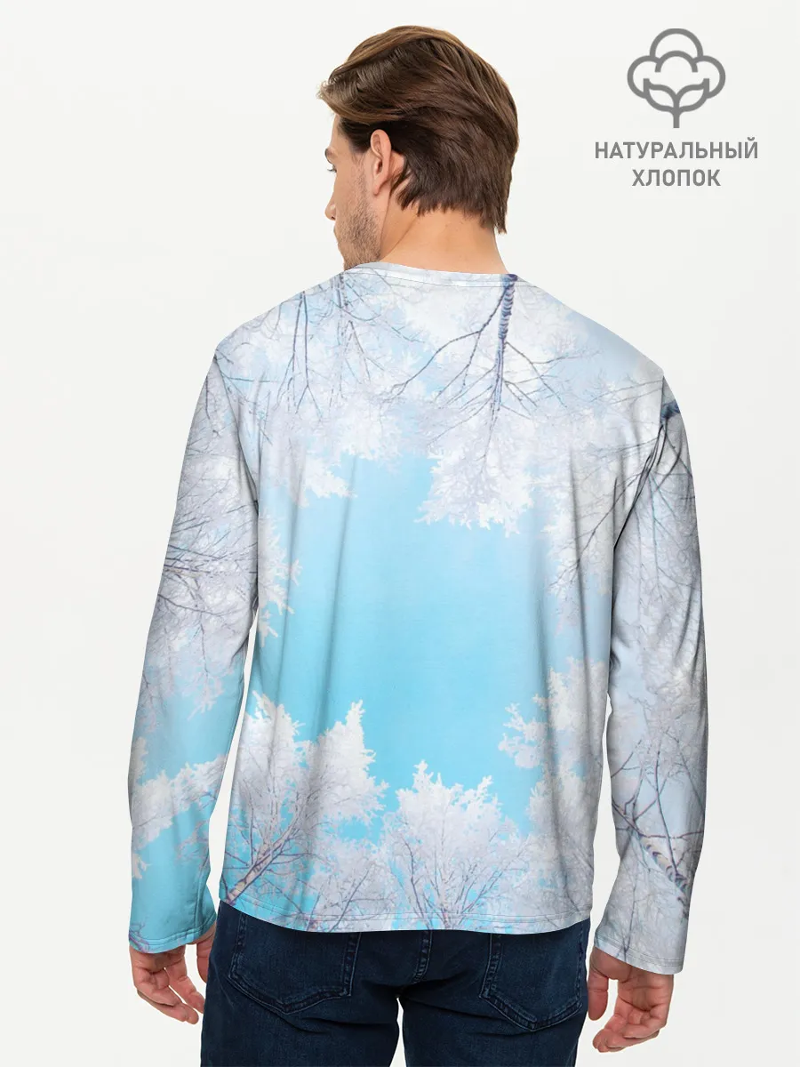 Мужской лонгслив базовый / Волк