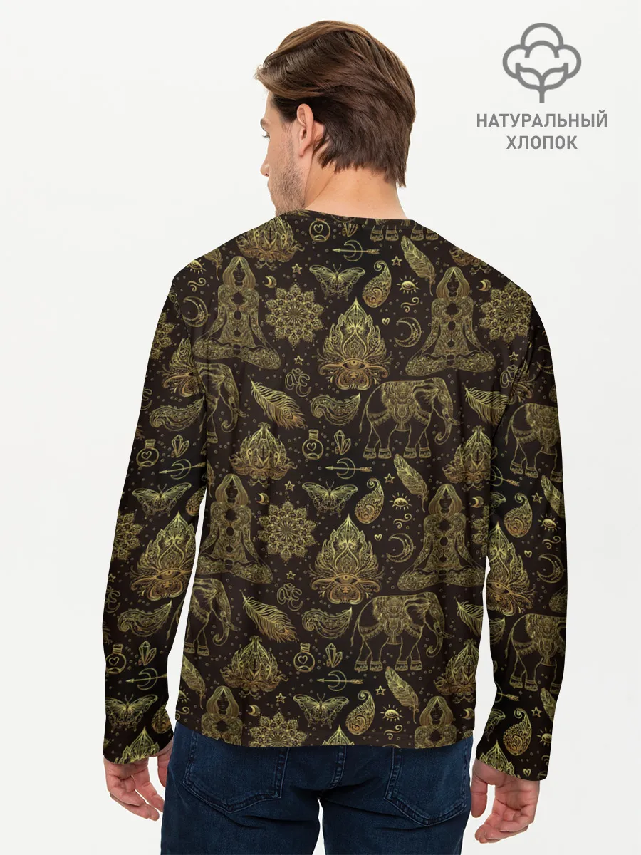 Мужской лонгслив базовый / Ganesha