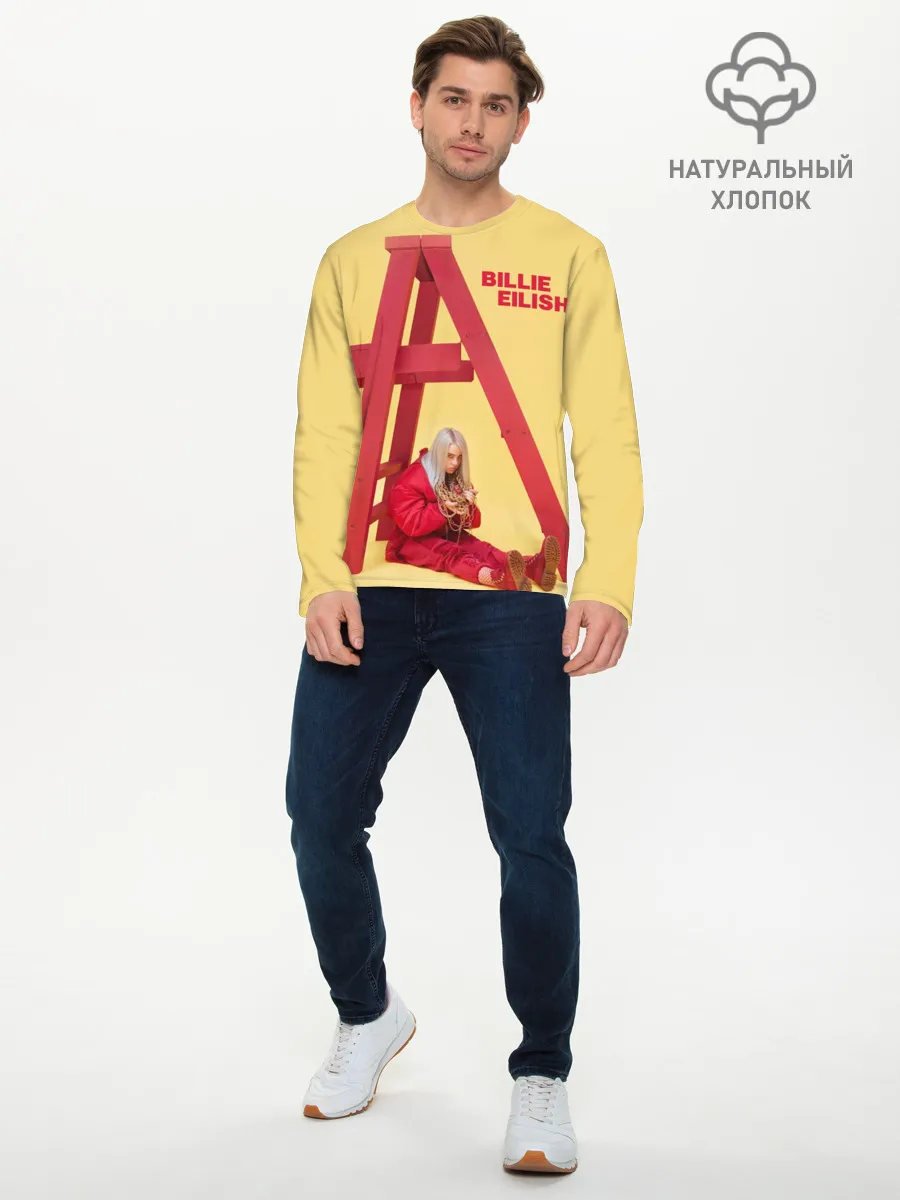 Мужской лонгслив базовый / Billie Eilish