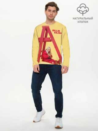 Мужской лонгслив базовый / Billie Eilish