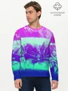 Мужской лонгслив базовый / color neon collection