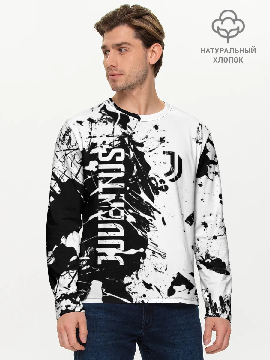 Мужской лонгслив базовый / JUVENTUS