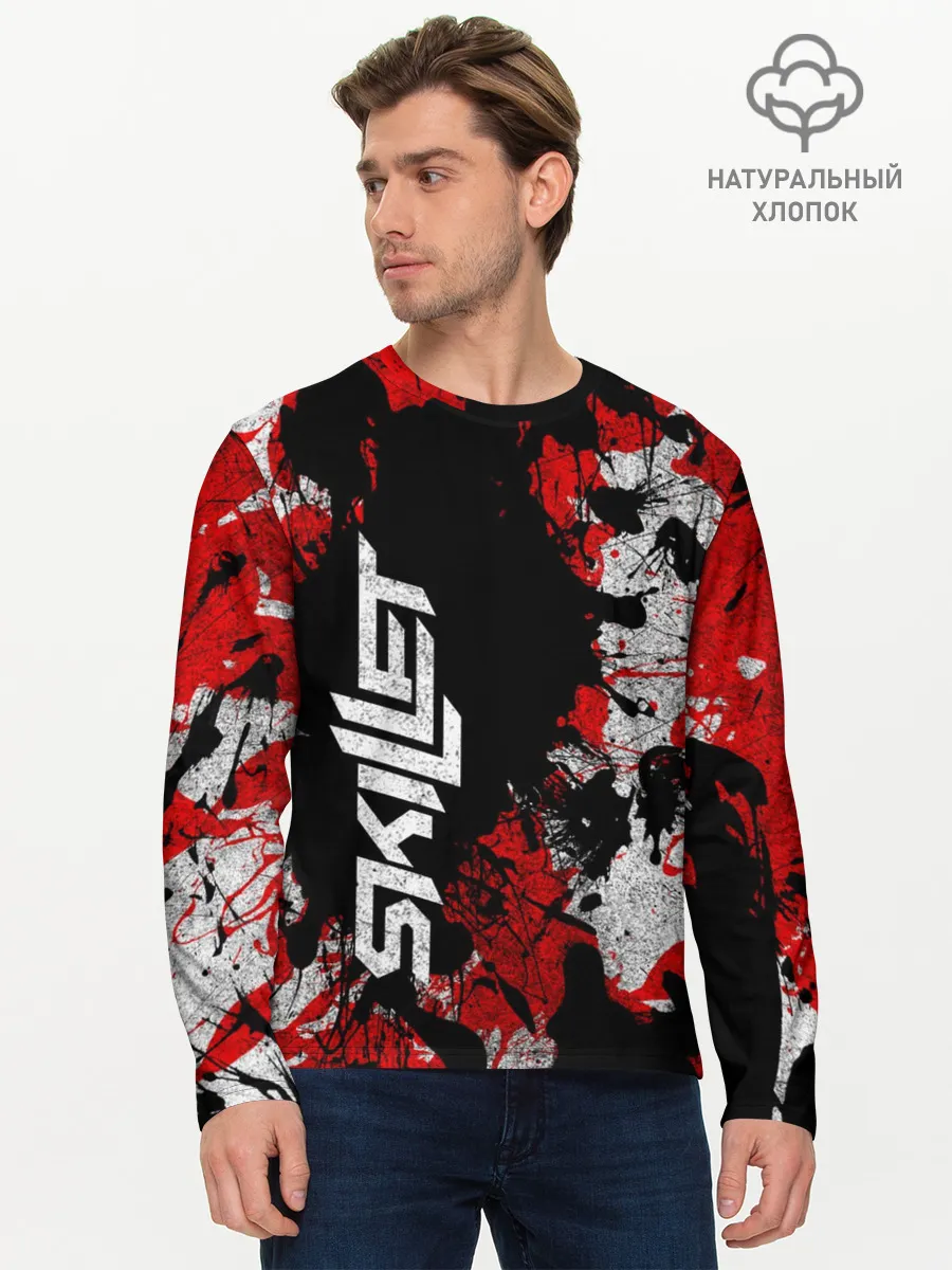 Мужской лонгслив базовый / SKILLET