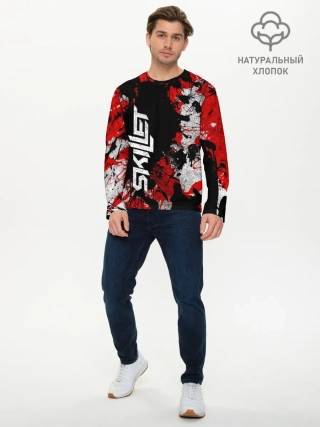 Мужской лонгслив базовый / SKILLET