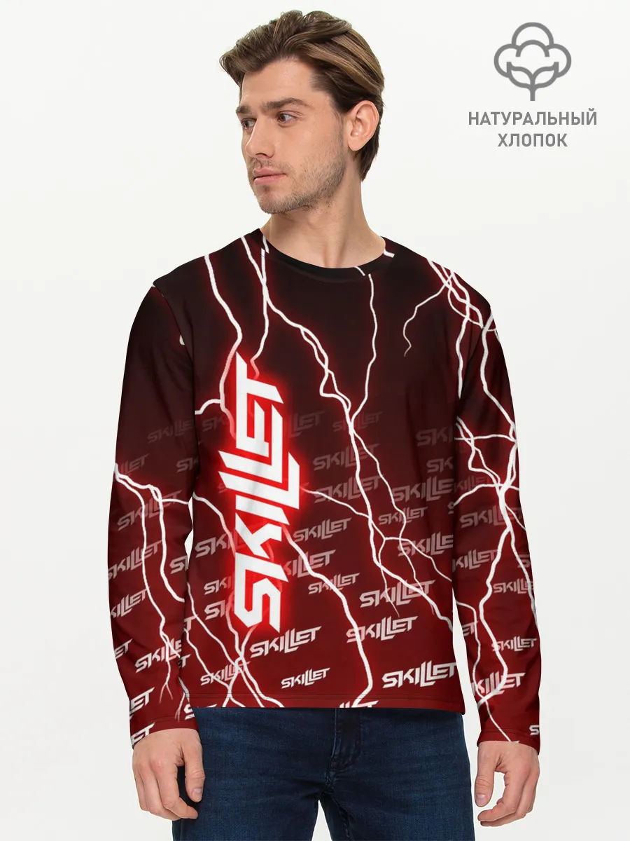 Мужской лонгслив базовый / SKILLET