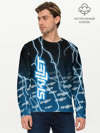 Мужской лонгслив базовый / SKILLET