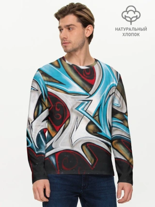 Мужской лонгслив базовый / Стиль улицы