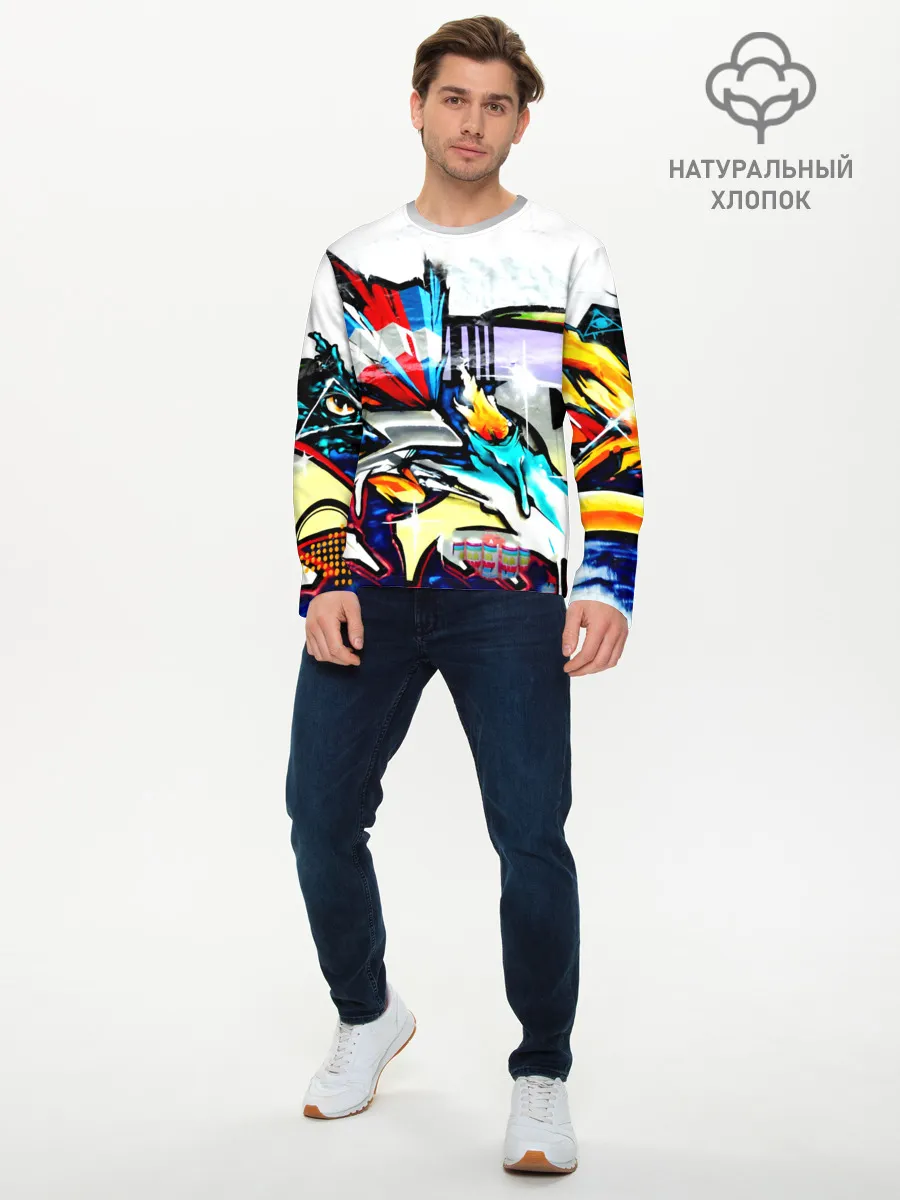 Мужской лонгслив базовый / Я художник
