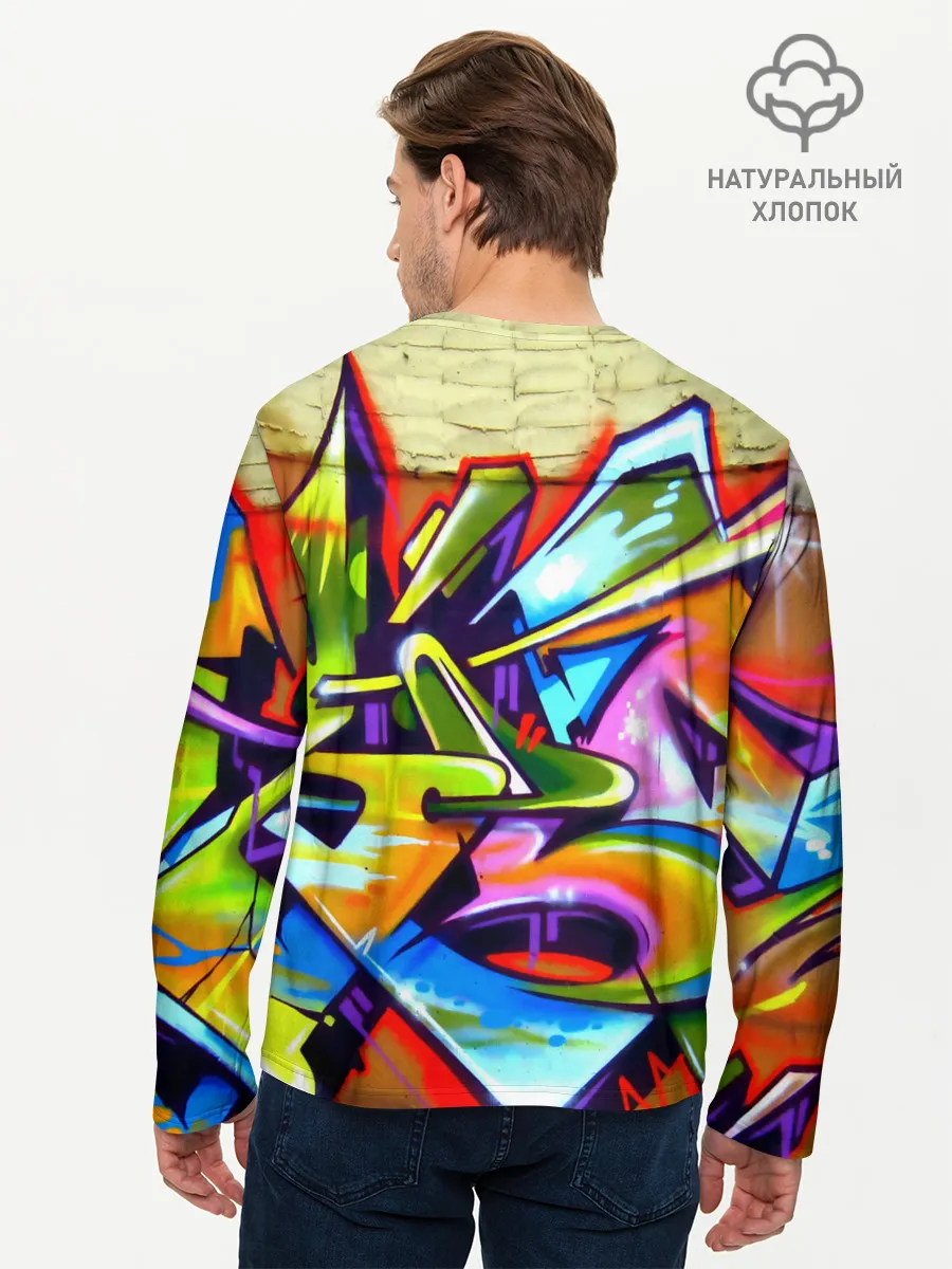 Мужской лонгслив базовый / Кислота