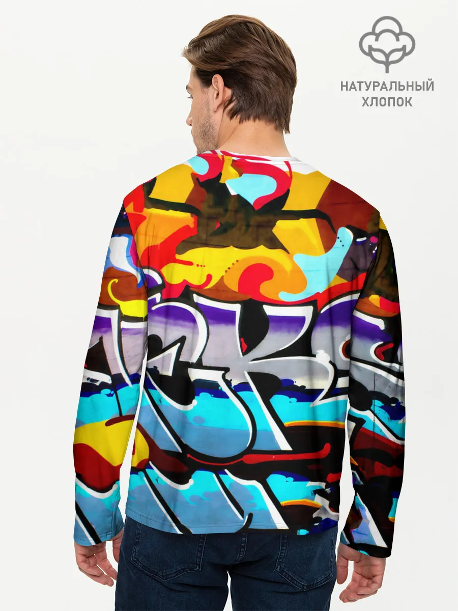 Мужской лонгслив базовый / urban neon