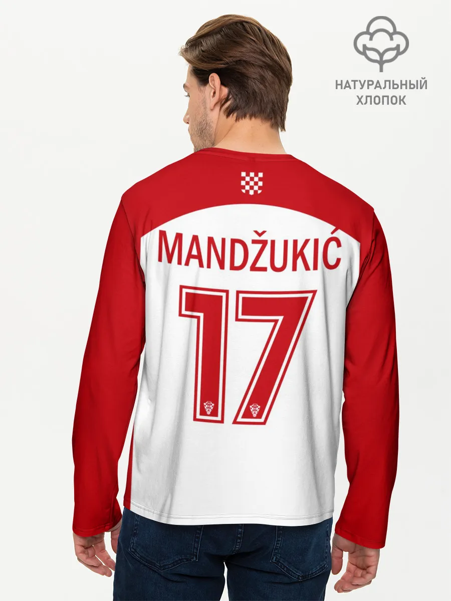 Мужской лонгслив базовый / Марио Манджукич