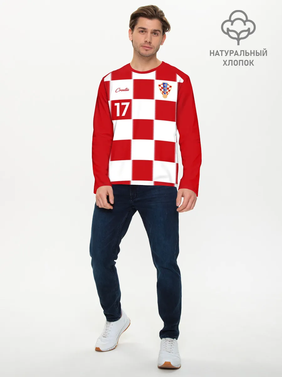 Мужской лонгслив базовый / Марио Манджукич