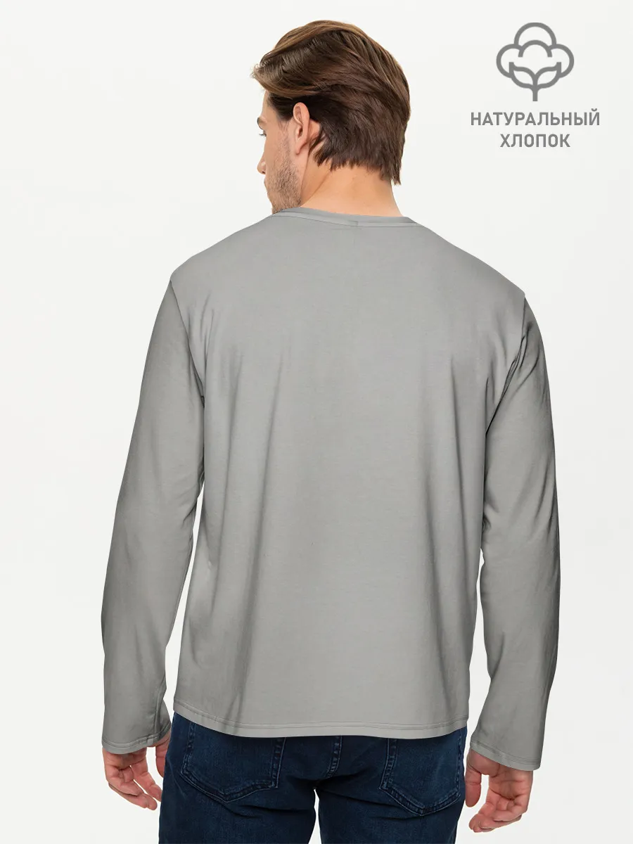 Мужской лонгслив базовый / Курт Кобейн