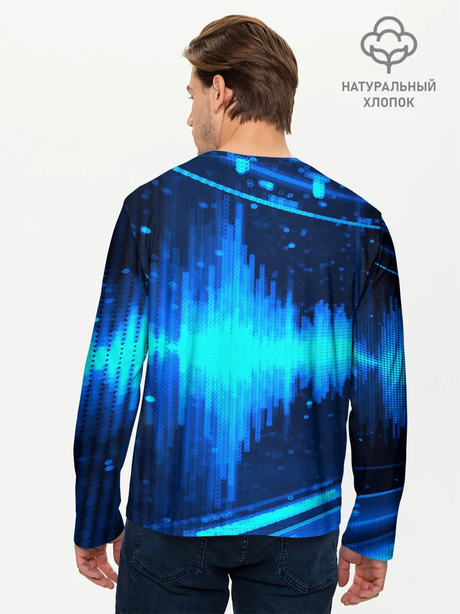 Мужской лонгслив базовый / эквалайзер