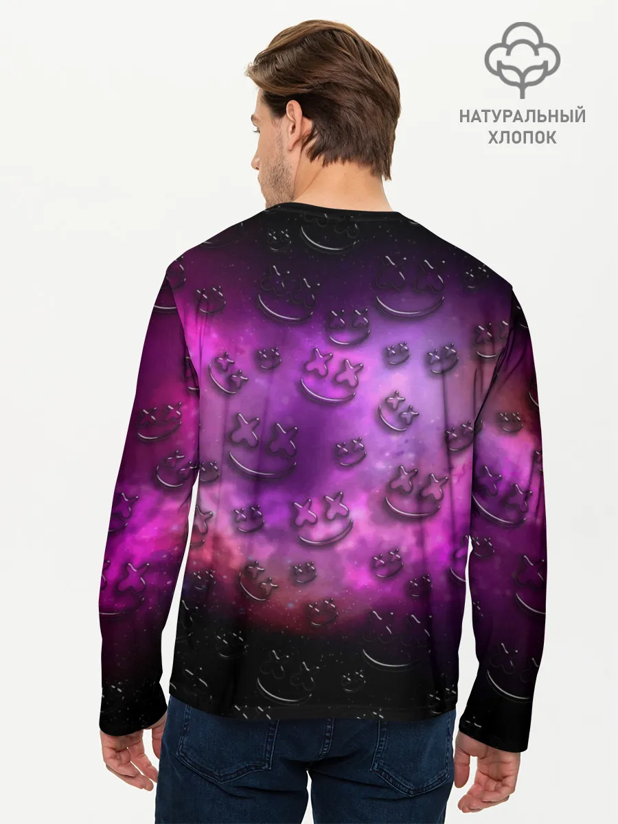 Мужской лонгслив базовый / Alan Walker & Marshmello