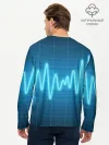 Мужской лонгслив базовый / music line