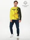 Мужской лонгслив базовый / Pikachu Pika Pika