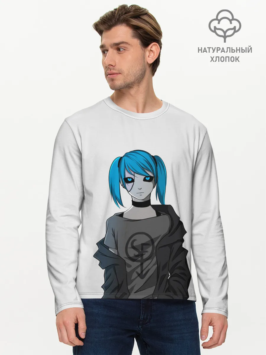 Мужской лонгслив базовый / Салии Фейс