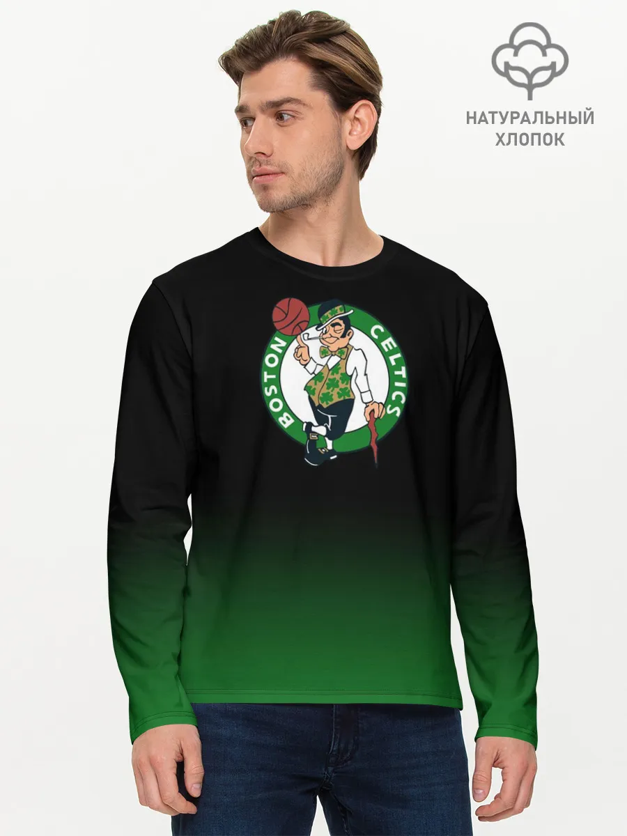 Мужской лонгслив базовый / Boston Кайри Ирвинг