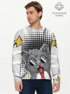 Мужской лонгслив базовый / Кот